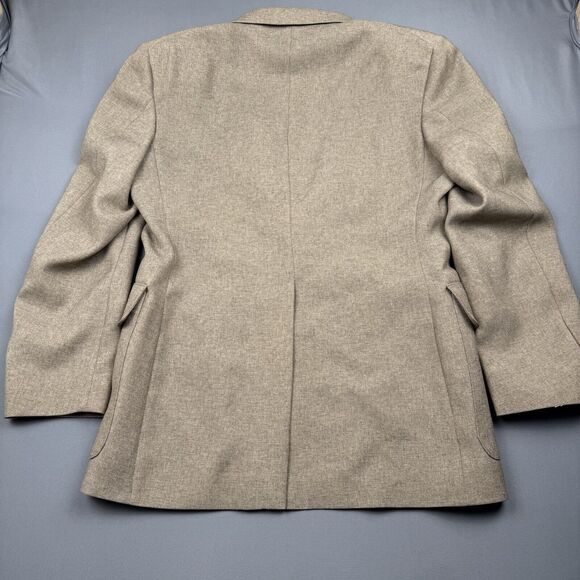 Vintage Levi Panatela Sportswear Men's Size 38S Heathered Brown Suit Coat Jacket - Picture 10 of 15